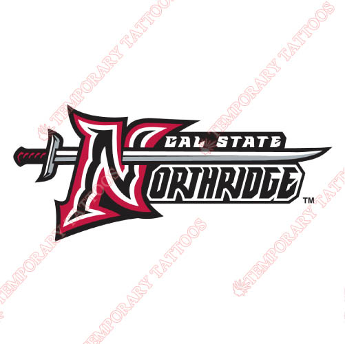 Cal State Northridge Matadors Customize Temporary Tattoos Stickers NO.4072